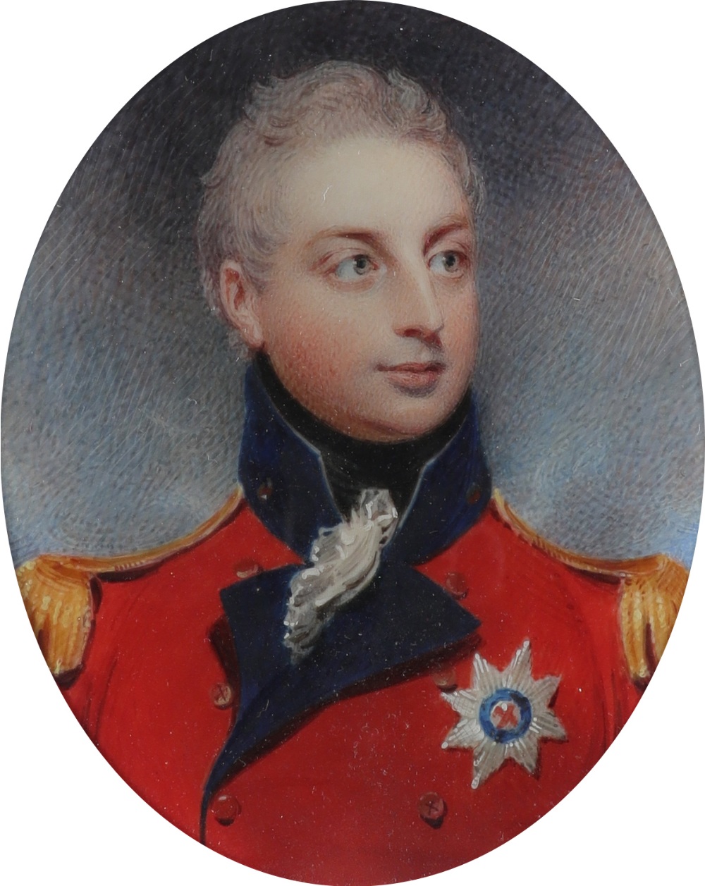 λWilliam Wood (1769-1810) Portrait miniature of Prince William Frederick, Duke of Gloucester and - Image 2 of 4
