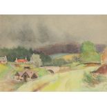 William Walls RSA RSW (Scottish 1860-1942) A view of Spinningdale, Scotland Signed, dated 1923,