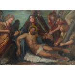 Anthonius Panat (act. 1674) The Lamentation Signed and dated 1674 Oil on canvas 97.5 x 131.5cm;