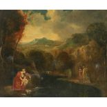 Follower of Richard Wilson The Exposition of Moses Oil on canvas 63.8 x 76.6cm; 25 x 30¼in