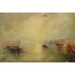 After Joseph Mallord William Turner St Benedetto, looking towards Fusina Oil on canvas 61.4 x 91.