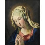 Follower of Giovanni Battista Salvi, called Sassoferrato Madonna at prayer Oil on canvas 51 x 40.