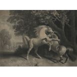George Townly Stubbs (1756-1815) after George Stubbs ARA (1724-1806) Horses Fighting; Bulls Fighting