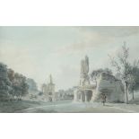 Thomas Rackett (1757-1841) Sherborne Castle Watercolour 24.7 x 30cm; 9¾ x 15¼in Provenance: Leonard.