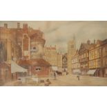 James Lawson Stewart (1841-1929) St Albans Signed Watercolour and pencil heightened with white 60.