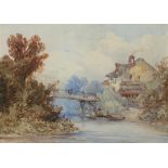 William Callow RWS (1812-1908) The old homestead Signed Watercolour and pencil 25.5 x 36.4cm; 10 x