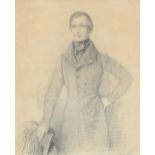 Thomas Charles Wageman (1787-1863) Portrait of a gentleman standing, three-quarter length Signed and