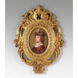 Henry Pierce Bone (1779-1855) Portrait miniature of William II, Prince of Orange (1626-1650), as a
