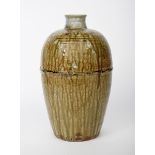 ‡ William 'Bill' Marshall (1923-2007) a stoneware vase, shouldered form with waisted cylindrical