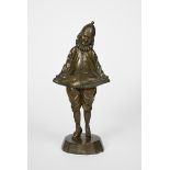 Demetre Chiparus (1886-1947), after Little Clown a patinated bronze figure unsigned 43.5cm. high
