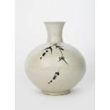 ‡ William 'Bill' Marshall (1923-2007) a fine porcelain vase dated 2004, ovoid with flaring