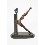 ‡ Romain de Tirtoff (Erte) (1892-1990) Prisoner of Love a limited edition patinated bronze erotic