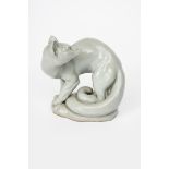 ‡ Charles Vyse (1882-1971) and Barbara Waller (born 1923) Polecat a stoneware sculpture, glazed