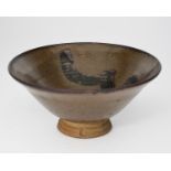 ‡ William Staite Murray (1881-1962) a stoneware footed bowl, flaring conical form painted with