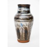 ‡ William Staite Murray (1881-1962) a shouldered stoneware vase, incised and painted with stylised