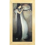 John White Alexander, after Isabella and the Pot of basil modern oil on canvas, framed unsigned