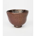 ‡ William Staite Murray (1881-1962) a hand-built stoneware tea bowl, on narrow foot, covered to