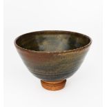 ‡ William Staite Murray (1881-1962) a stoneware footed bowl, the flaring conical bowl covered to the