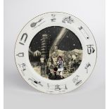 'Demonstrations' a Wedgwood limited edition plate designed by Peter Blake, commissioned by the