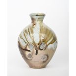 ‡ Svend Bayer (born 1946) a large wood-fired stoneware Amphora vase, shouldered form with flaring
