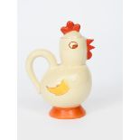 'Chick' a Clarice Cliff Bizarre Novelty hot-chocolate pot and cover, printed and painted in