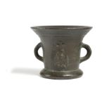 A CHARLES II BRONZE MORTAR ATTRIBUTED TO THE 'UNIDENTIFIED' FOUNDRY LOTHBURY OR ALDERSGATE, LONDON