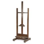 A BEECHWOOD ARTIST'S EASEL BY O. ROBERSON & CO. LATE 19TH / EARLY 20TH CENTURY with an adjustable