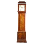 A SCOTTISH MAHOGANY LONGCASE CLOCK BY GEORGE INNES OF GLASGOW EARLY 19TH CENTURY the eight day brass