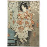 A JAPANESE WOODBLOCK PRINT MEIJI PERIOD, 19TH CENTURY By Utagawa Kunisada II (1823-1880) and