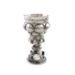 A 19th century German silver drinking cup, by J.D. Schleissner and Son, Hanau circa 1890, in the