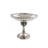By Omar Ramsden, an Arts and Crafts silver tazza, London 1926, also engraved 'OMAR RAMSDEN ME