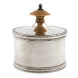 λAn early 19th century Italian silver pot and cover, maker's mark of T (device) G, Venice,