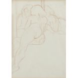 ‡ James Horton PPRBA (b.1948) Study of a female nude Red pencil 26.2 x 18.7cm