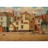 James Stephen Yabsley (act. 1913-1930) View of the Sloop Inn, St Ives Signed Oil on canvas 45.7 x