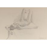 ‡ Harry Holland (b.1941) Study of a female nude Signed Pencil 29.7 x 41.9cm Unframed