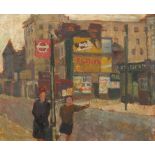 ‡ Claude Rogers (1907-1979) Request Stop Signed Oil on board 21.3 x 26.8cm Provenance: Leicester