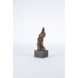 ‡ Nick Hume (20th Century) Female Nude Patinated bronze on stone base Numbered 3/6 22.4cm high