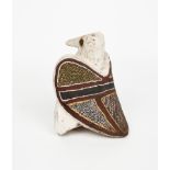 An Aboriginal model of a bird Tiwi Islands, Australia wood with white, black, yellow and red