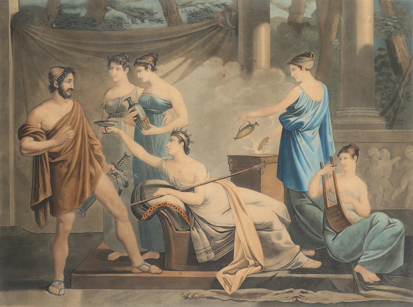 Philibert-Louis Debucourt (1755-1832) after Pierre Jιrτme Lordon (1779-1838) Ulysse se Prιserve