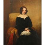 Charlotte de Rothschild (1819-1884) Portrait of Louise de Rothschild (1821-1910), seated