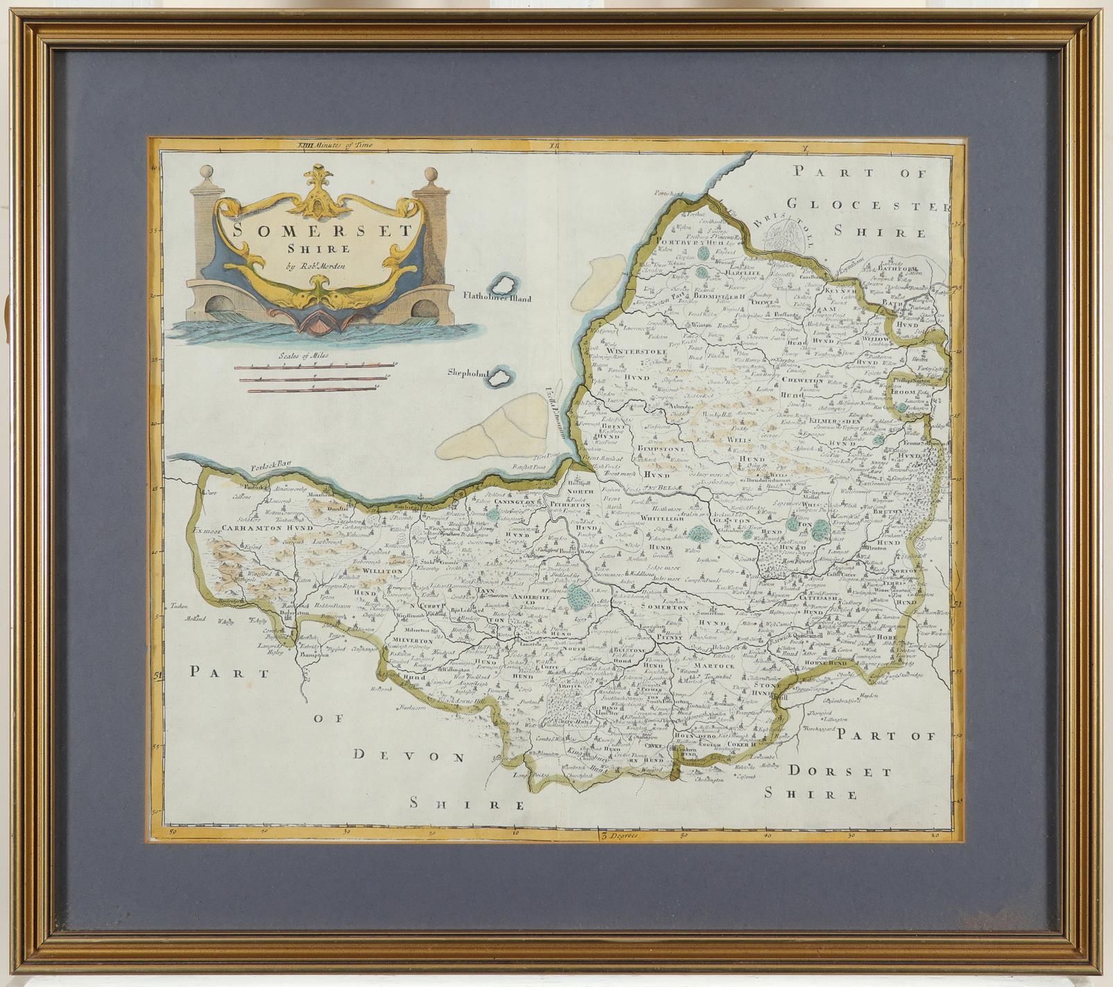 After Robert Morden Wiltshire; Dorsetshire; Somersetshire; Devonshire; Cornwall Five, each - Image 8 of 15