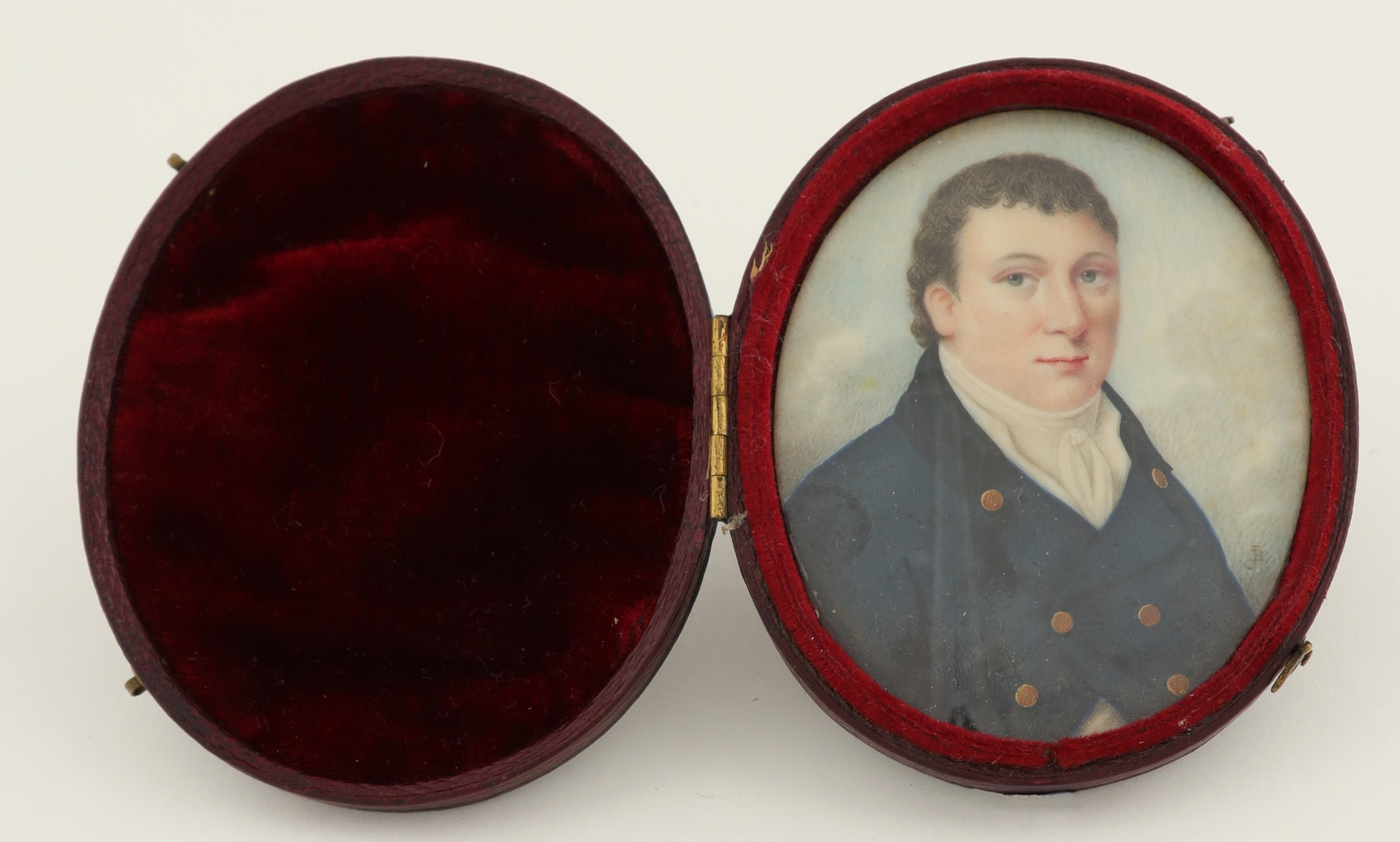 λJoseph Bowring (c.1760-after 1817) Portrait miniature of a gentleman, traditionally identified as