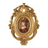 Henry Pierce Bone (1779-1855) after Jacob Adriaensz. Backer (Dutch 1608-1651) Portrait miniature