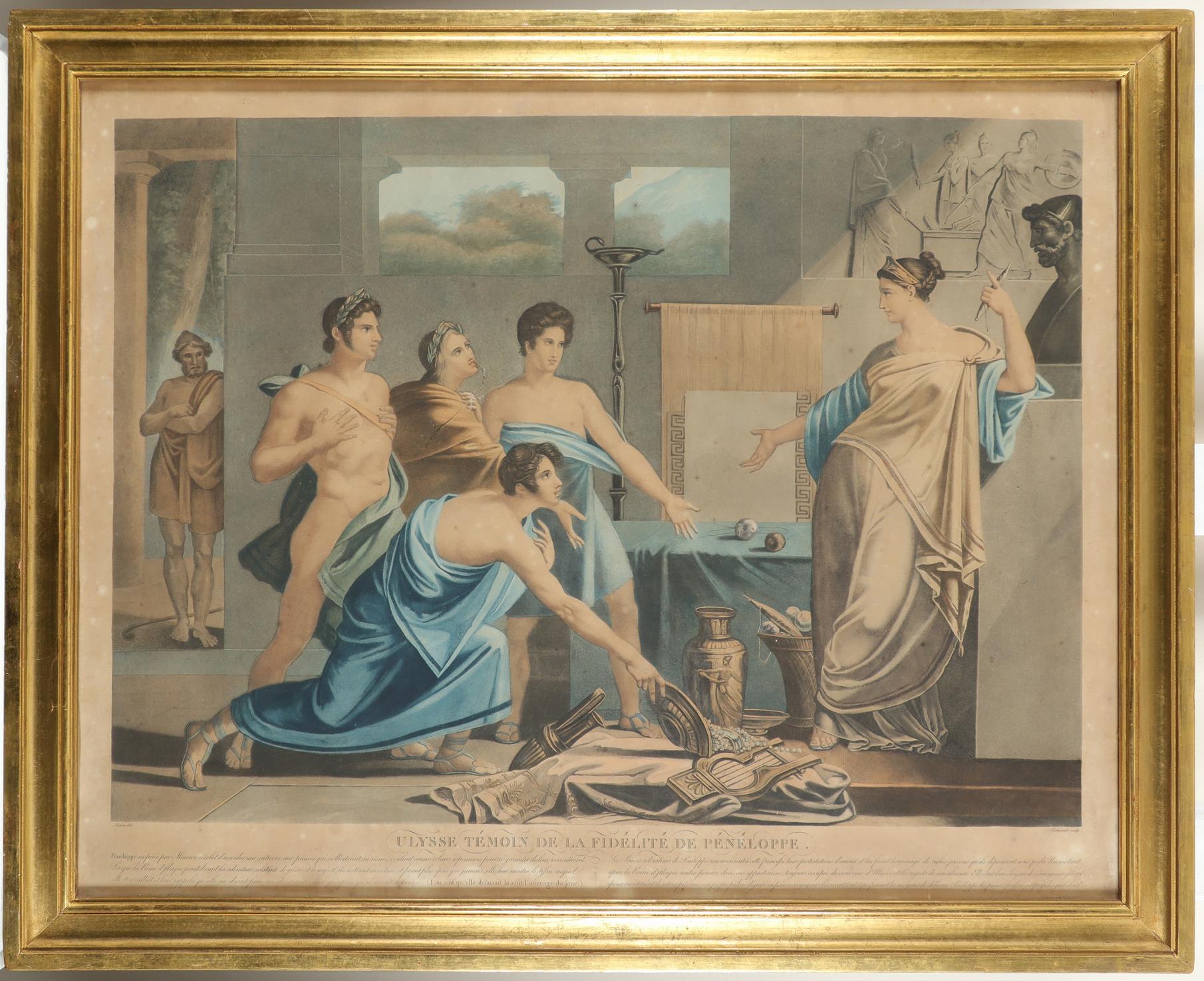 Philibert-Louis Debucourt (1755-1832) after Pierre Jιrτme Lordon (1779-1838) Ulysse se Prιserve - Image 8 of 12