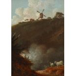 John Crome (1768-1821) Landscape with a windmill Oil on panel 22.5 x 16.6cm; 8Ύ x 6½in