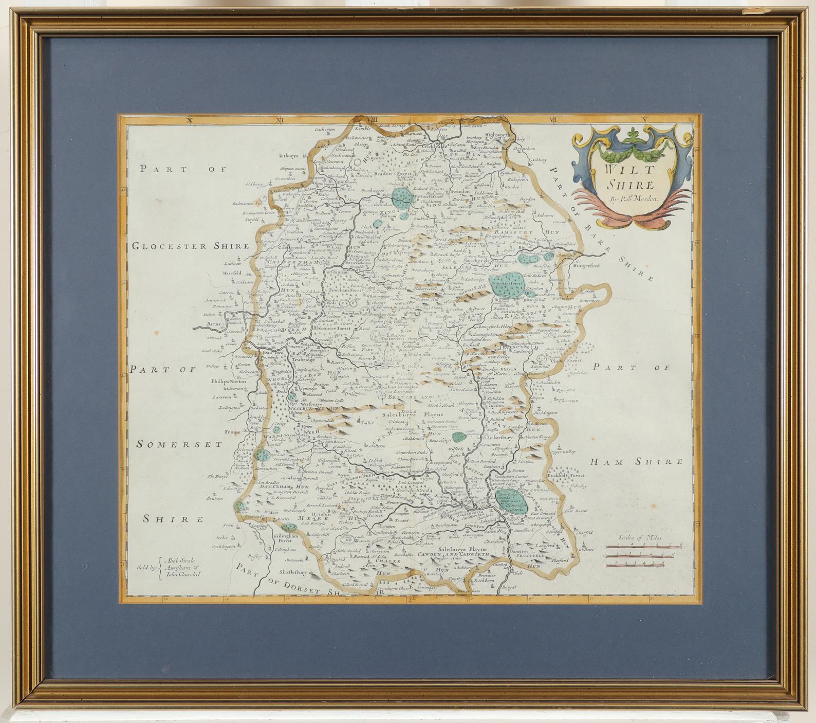 After Robert Morden Wiltshire; Dorsetshire; Somersetshire; Devonshire; Cornwall Five, each - Image 6 of 15