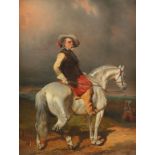 Abraham Cooper RA (1787-1868) A cavalier on horseback Oil on canvas 73 x 59.3cm; 28Ύ x 23Όin