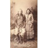 A. Frank Randall (1854 - 1916) "Nanchez" or "Wei-chi-ti" (Son Of Cohise) & wife ' Chief of