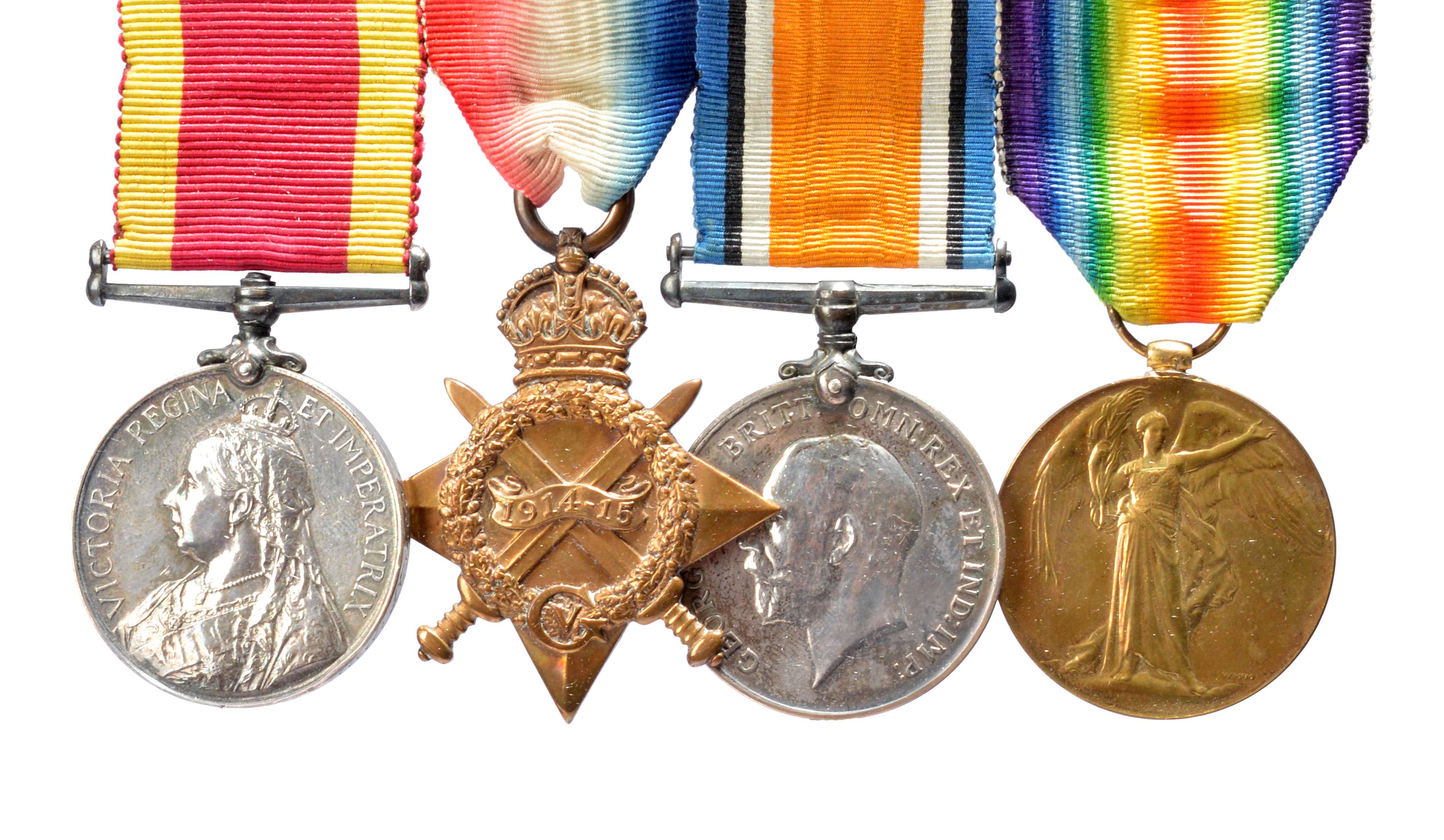 Four medals to Major George Arthur Campbell Taylor, Royal West Surrey Regiment, Indian Army and