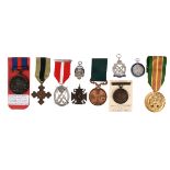 A small collection of British artillery and rifle shooting prize medals, including: Cinque Ports